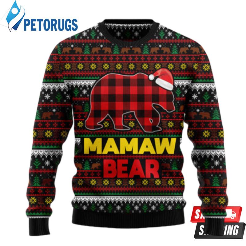 Mamaw Bear Ugly Christmas Sweaters