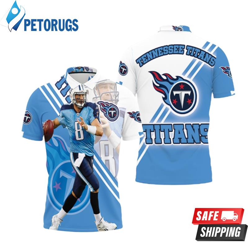 Marcus Mariota #8 Tennessee Titans Afc South Division Ship Super Bowl 2021 Polo Shirts