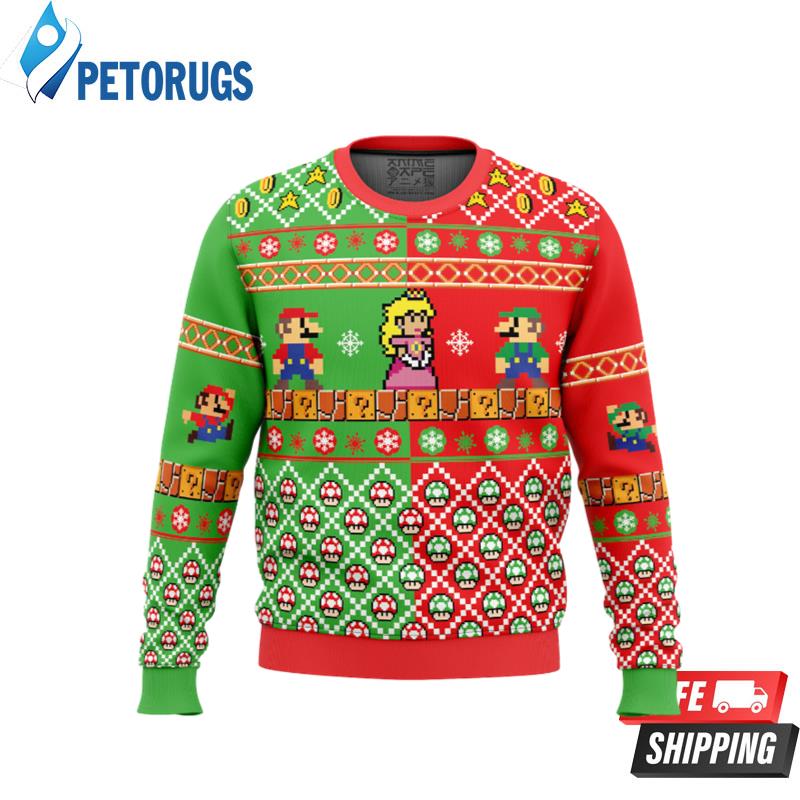Mario Bros Ugly Christmas Sweaters