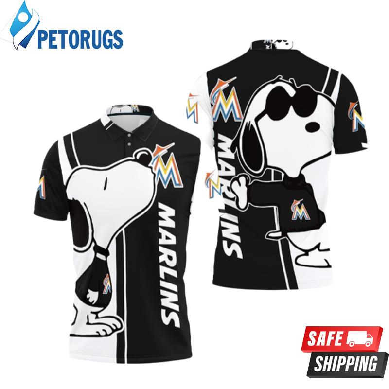 Marlins Snoopy Lover Printed Polo Shirts