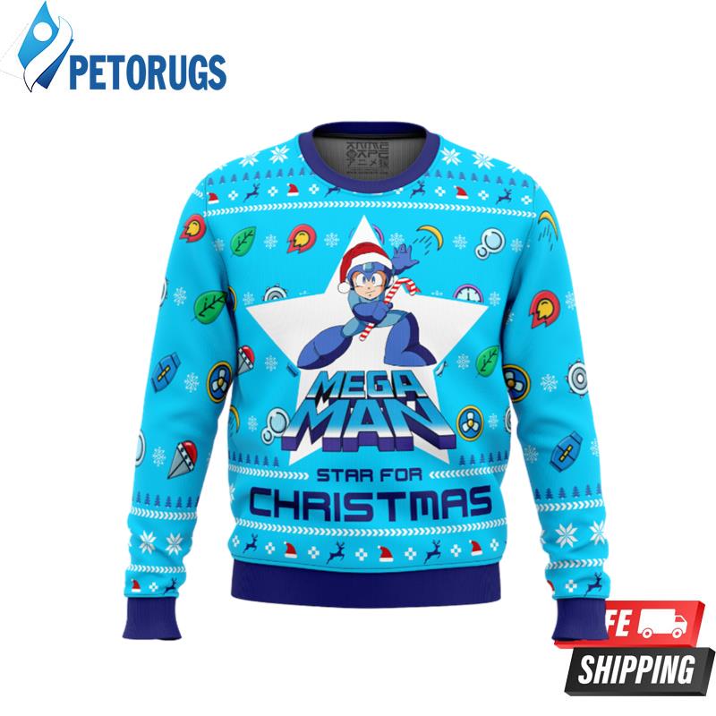 Mega Man Mega Christmas Ugly Christmas Sweaters