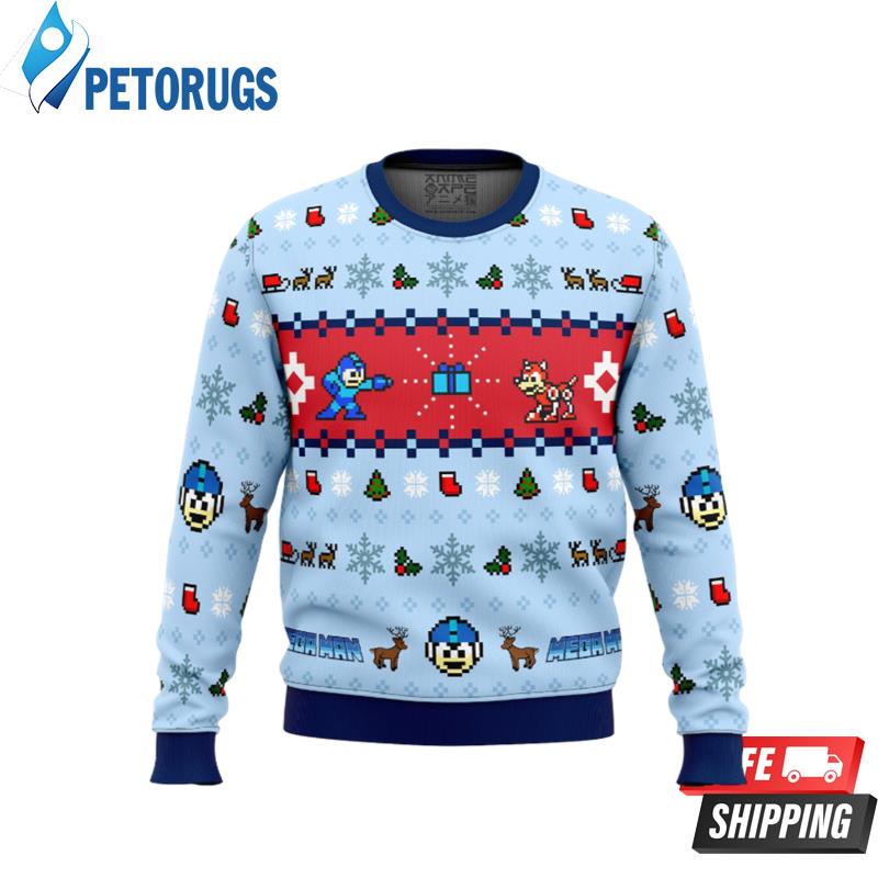 Mega Man Mega Holiday Ugly Christmas Sweaters