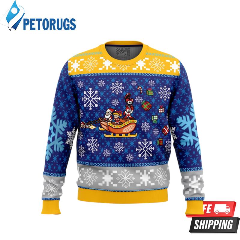 Mega Merry Christmas Mega Man Ugly Christmas Sweaters