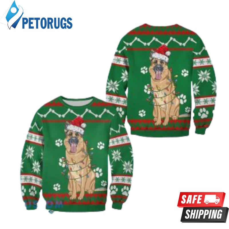 Green dog deals christmas sweaters