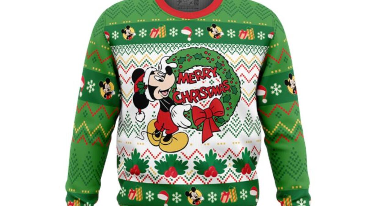 Disney christmas clearance ugly sweater