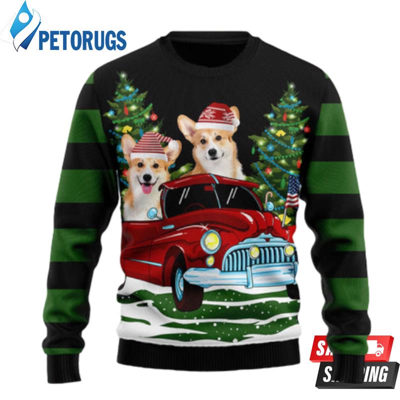 Merry Christmas Pembroke Welsh Corgi Ugly Christmas Sweaters