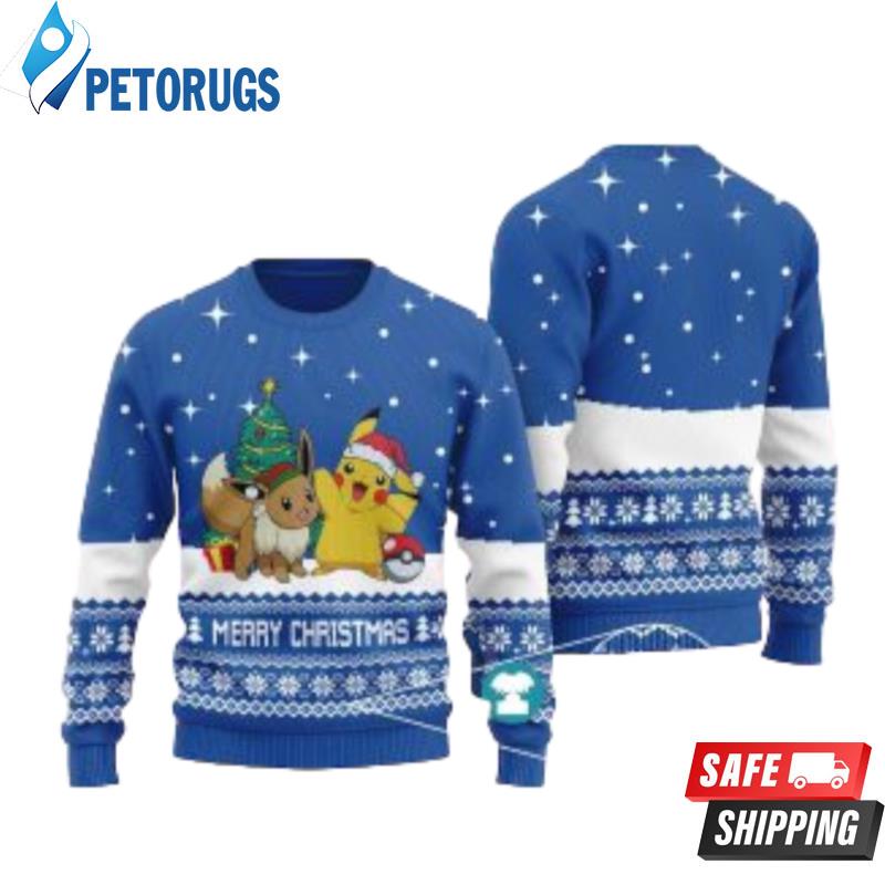 Merry Christmas Pokemon Ugly Christmas Sweaters