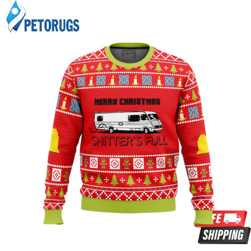 Merry Christmas Shitter's Full Ugly Christmas Sweaters