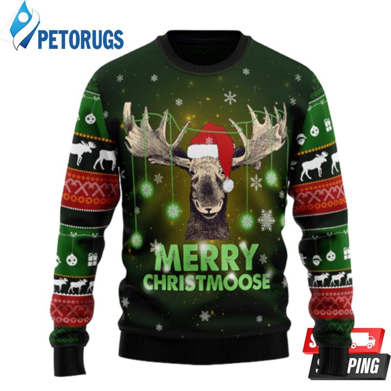 Merry Christmoose Ugly Christmas Sweaters