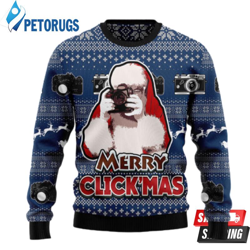 Merry Clickmas Ugly Christmas Sweaters