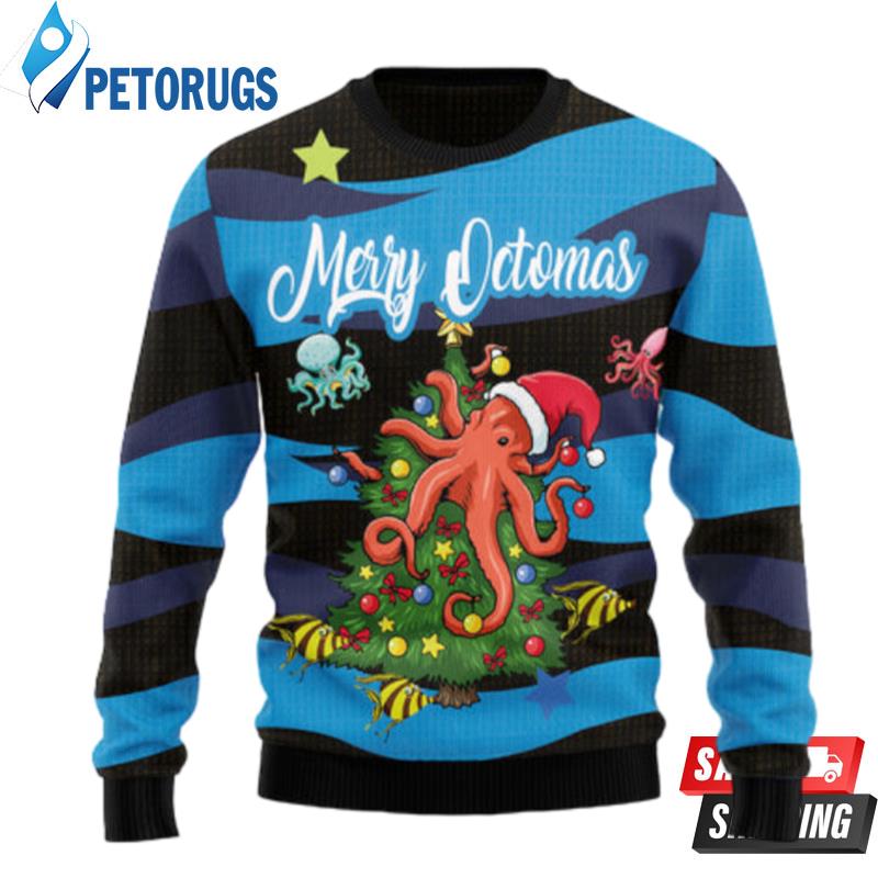 Merry Octomas Ugly Christmas Sweaters