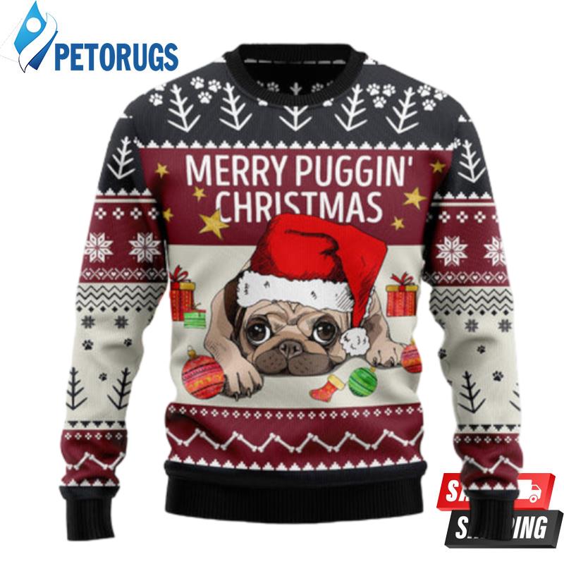 Merry Pugginchristmas Ugly Christmas Sweaters