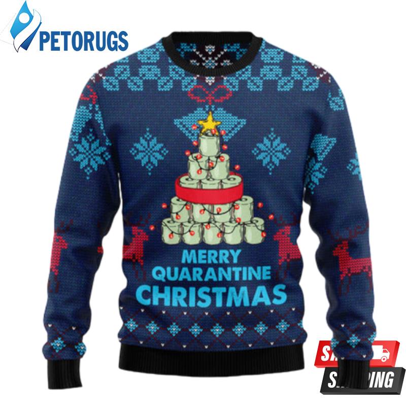 Merry Quarantine Christmas Ugly Christmas Sweaters