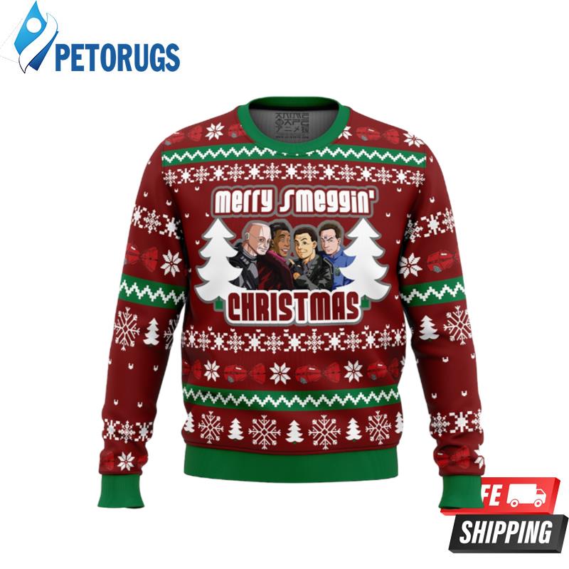 Merry Smeggin' Christmas Red Dwarf Ugly Christmas Sweaters