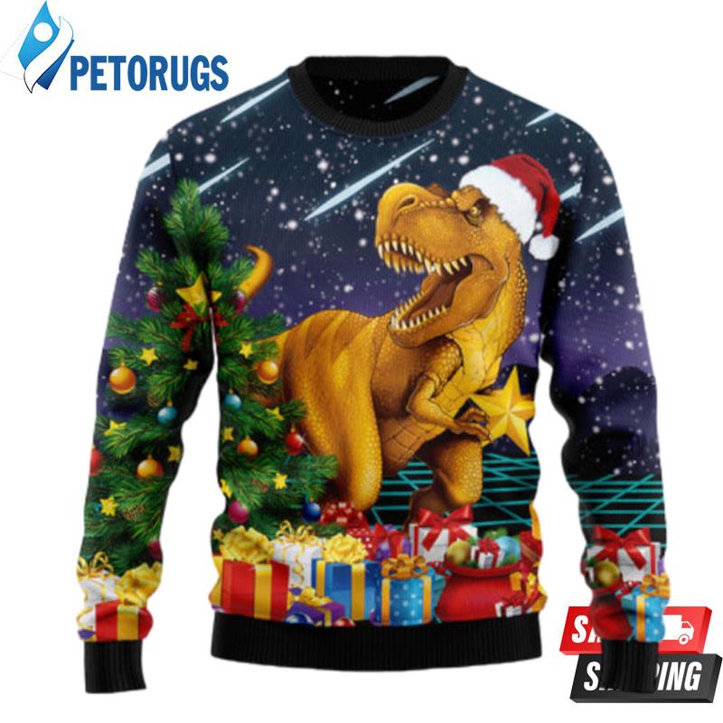 Merry T Rex Christmas Ugly Christmas Sweaters