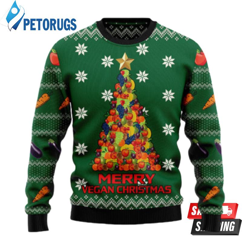 Merry Vegan Christmas Ugly Christmas Sweaters