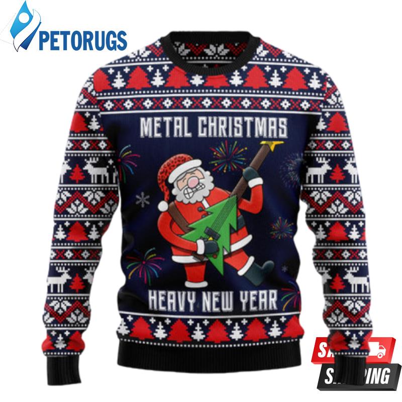 Metal Christmas Heavy New Year Ugly Christmas Sweaters