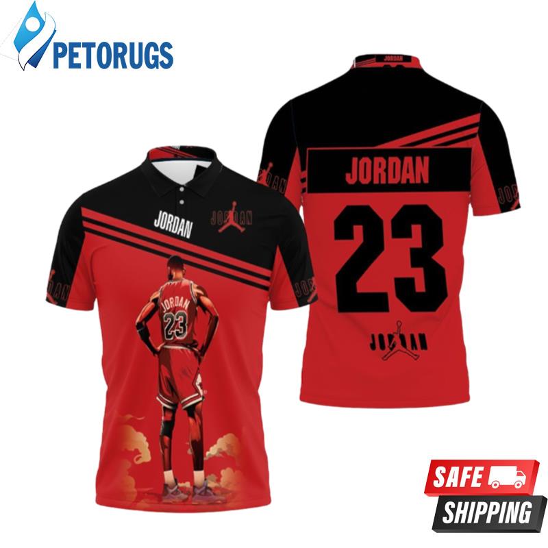 Michael Jordan 23 Chicago Bulls Standings Polo Shirts - Peto Rugs