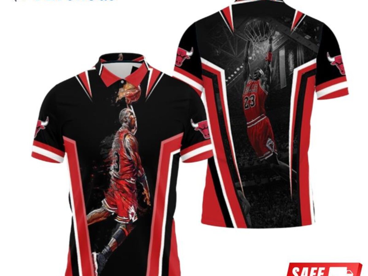 Michael Jordan Legend Of Chicago Bulls Nba Polo Shirts - Peto Rugs