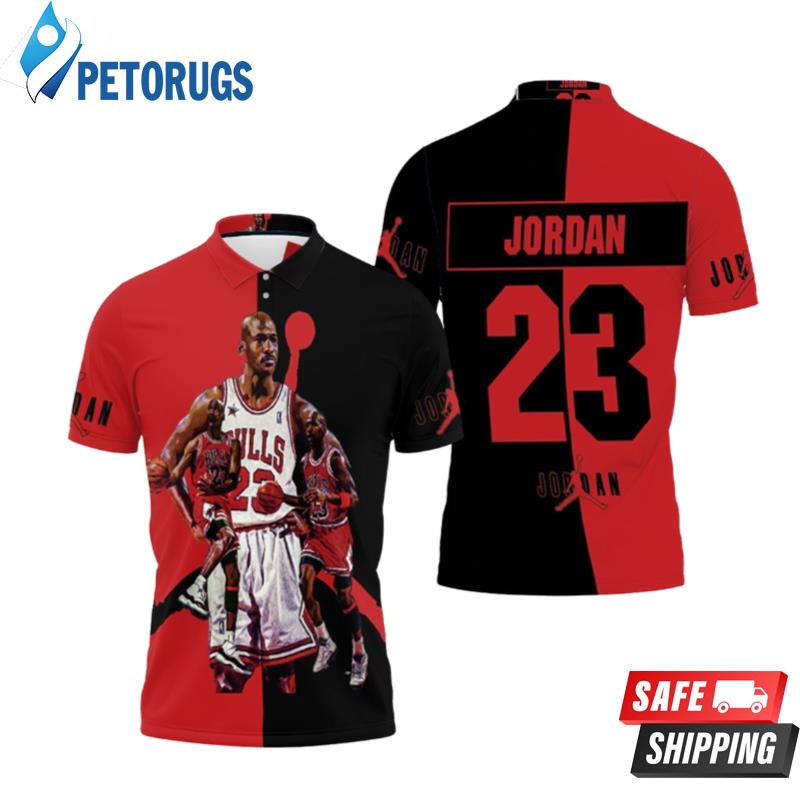 Michael Jordan Chigago Bulls 23 Legend Polo Shirts