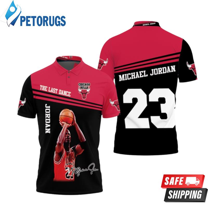 Michael Jordan The Last Dance Chicago Bulls Signed For Fan Polo Shirts