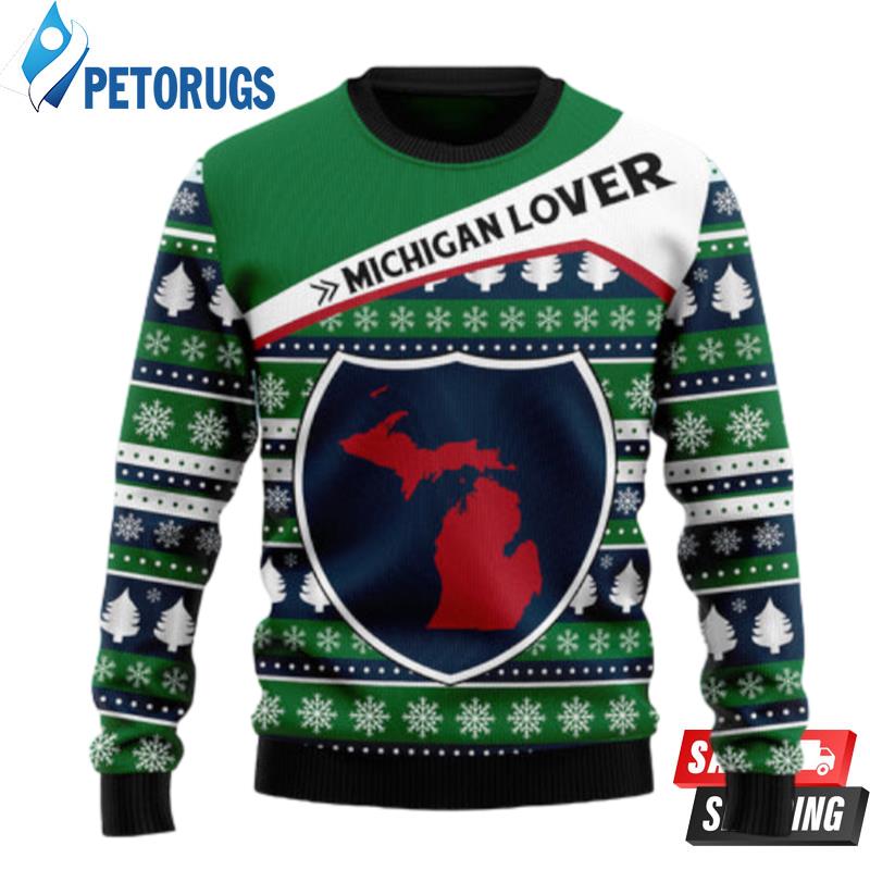 Michigan Lover Ugly Christmas Sweaters