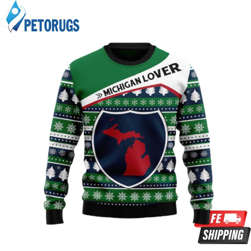 Michigan Lover Ugly Christmas Sweaters