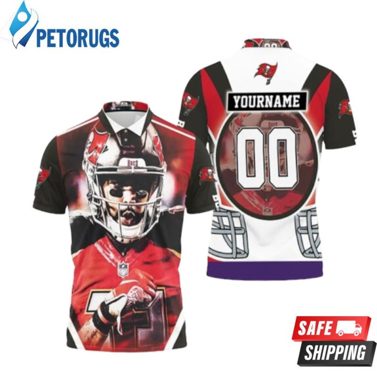 Mike Evans 13 Tampa Bay Buccaneers Nfc South Champions Super Bowl 2021 Polo  Shirts - Peto Rugs