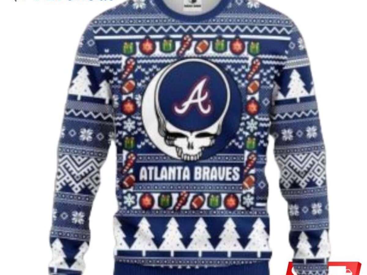 Skull Atlanta Braves For Life Shirt, hoodie, sweater, long sleeve