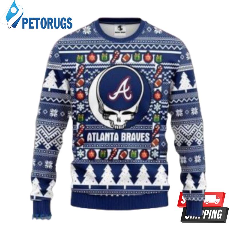 Atlanta Braves World Series Champions Christmas Ugly Christmas Sweaters -  Peto Rugs