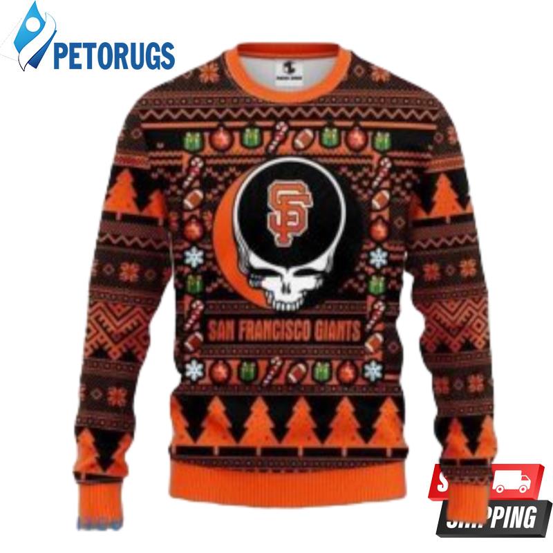 Mlb San Francisco Giants Grateful Dead Christmas Ugly Christmas Sweaters
