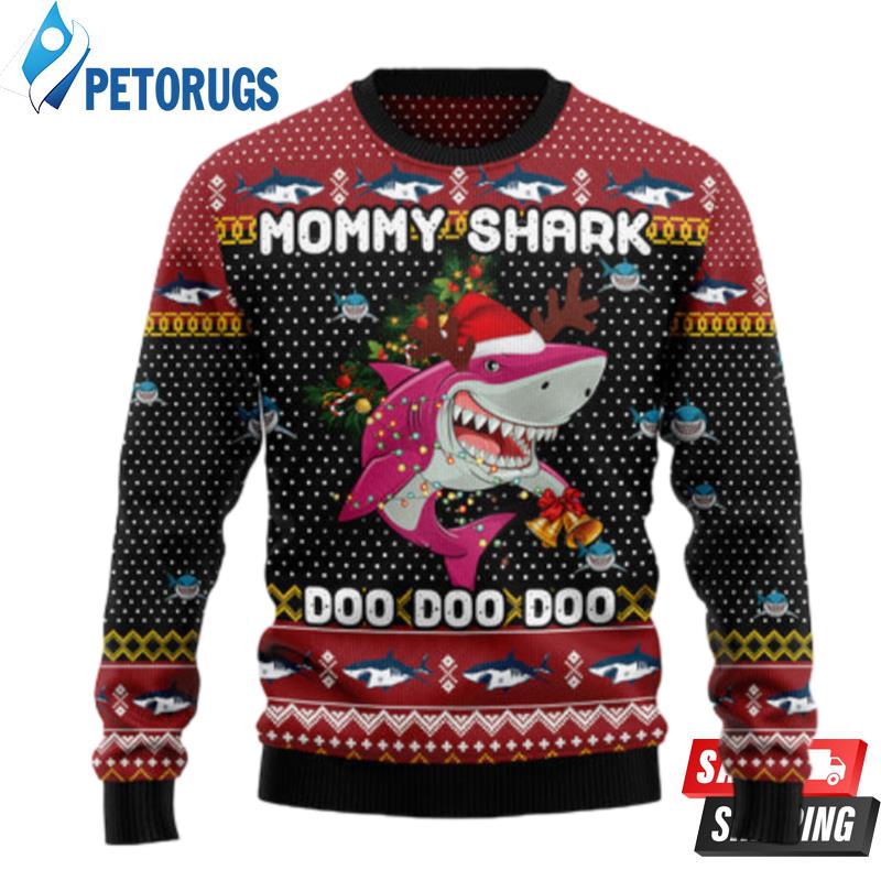 Mommy Shark Christmas Ugly Christmas Sweaters