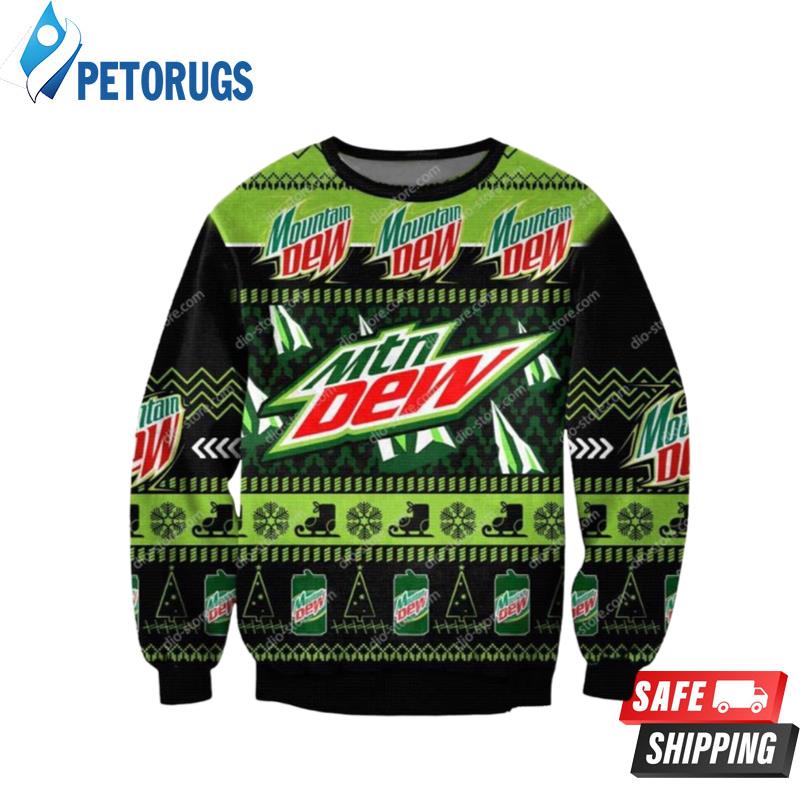 Monster Energy 3D Christmas Knitting Pattern Ugly Christmas Sweaters