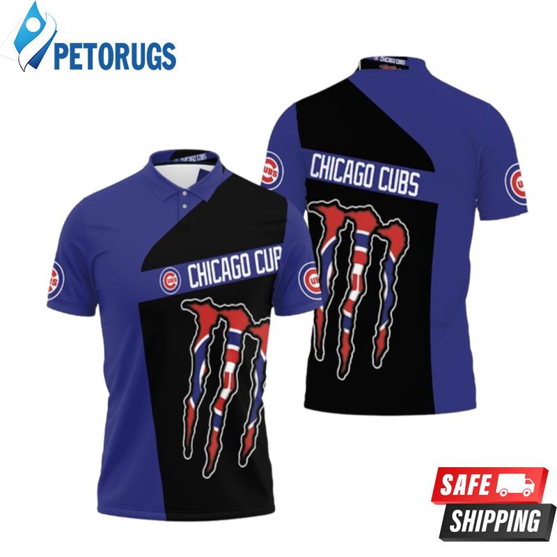 Monster Energy Chicago Cubs Polo Shirts - Peto Rugs