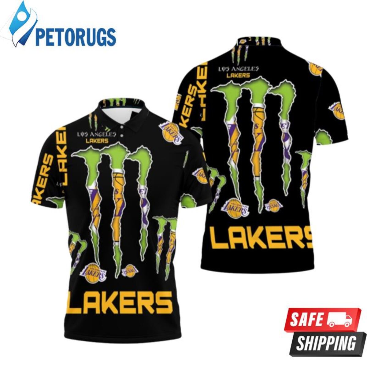 lakers, Shirts, New Mens La Lakers Polo Shirt Size Large Nba Embroidered  Logo Los Angeles