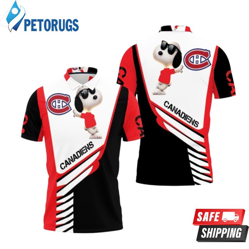 Montreal Canadiens Snoopy For Fans Polo Shirts