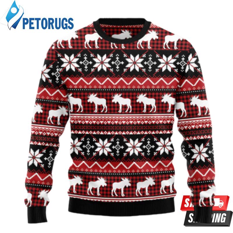 Moose Christmas Ugly Christmas Sweaters