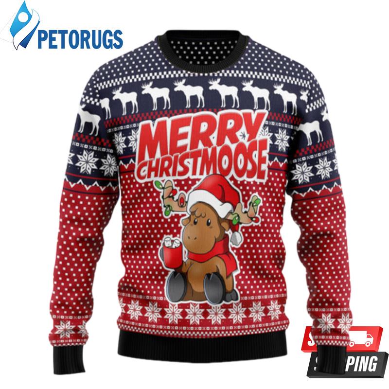 Moose Merry Ugly Christmas Sweaters