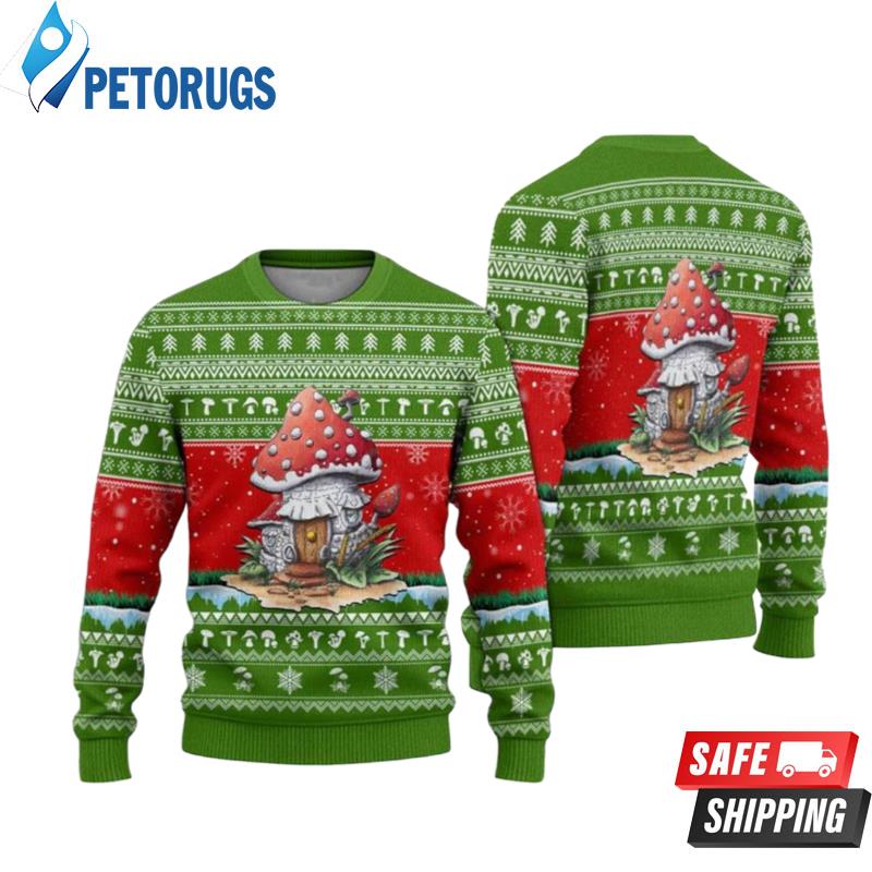 Mushroom Lover Cuye Ugly Christmas Sweaters