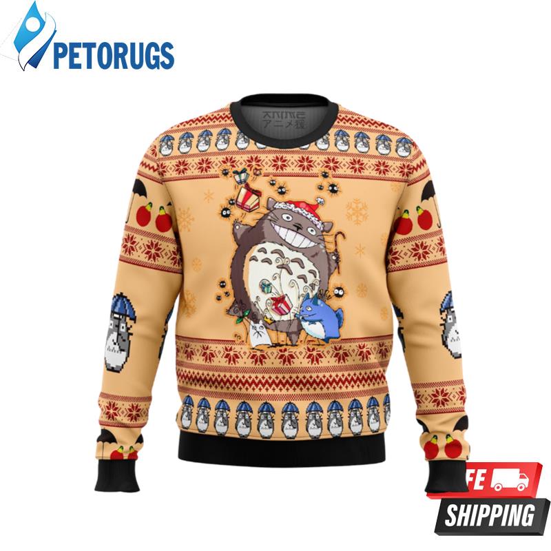 My Neighbor Totoro alt Ugly Christmas Sweaters