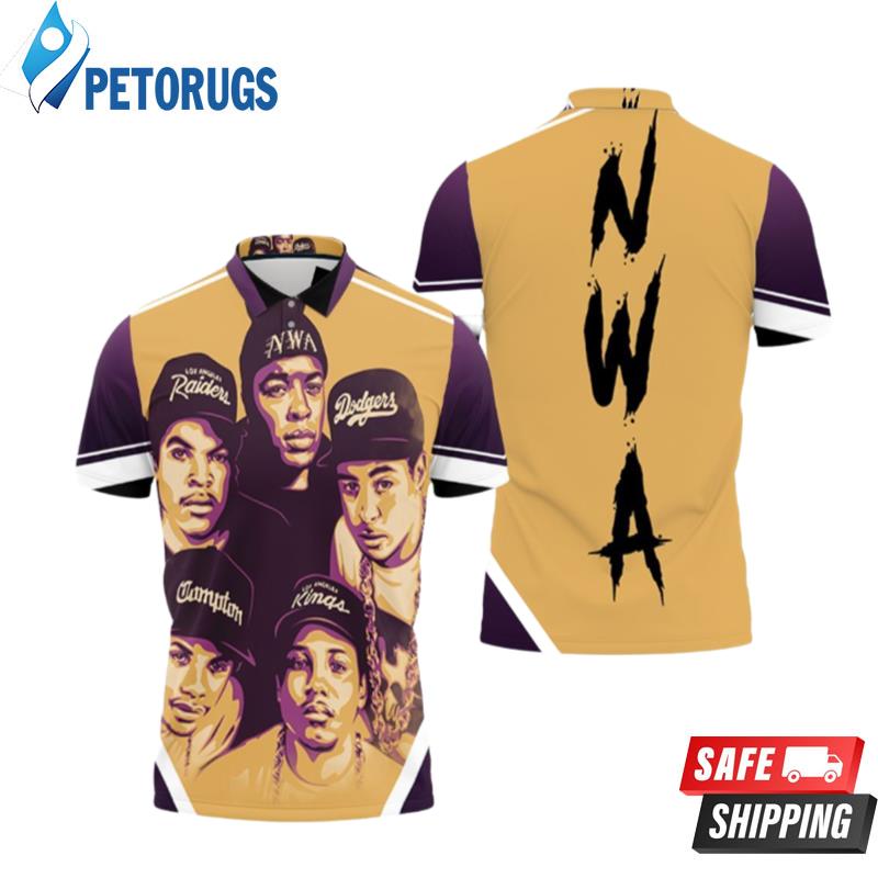 N.w.a Legendary Rappers Polo Shirts