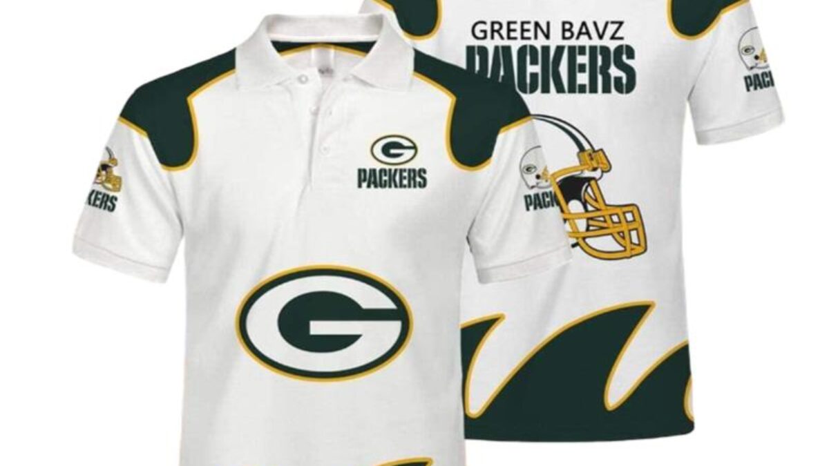 Green Bay Packers Polo Shirt Sport Style Logo - T-shirts Low Price