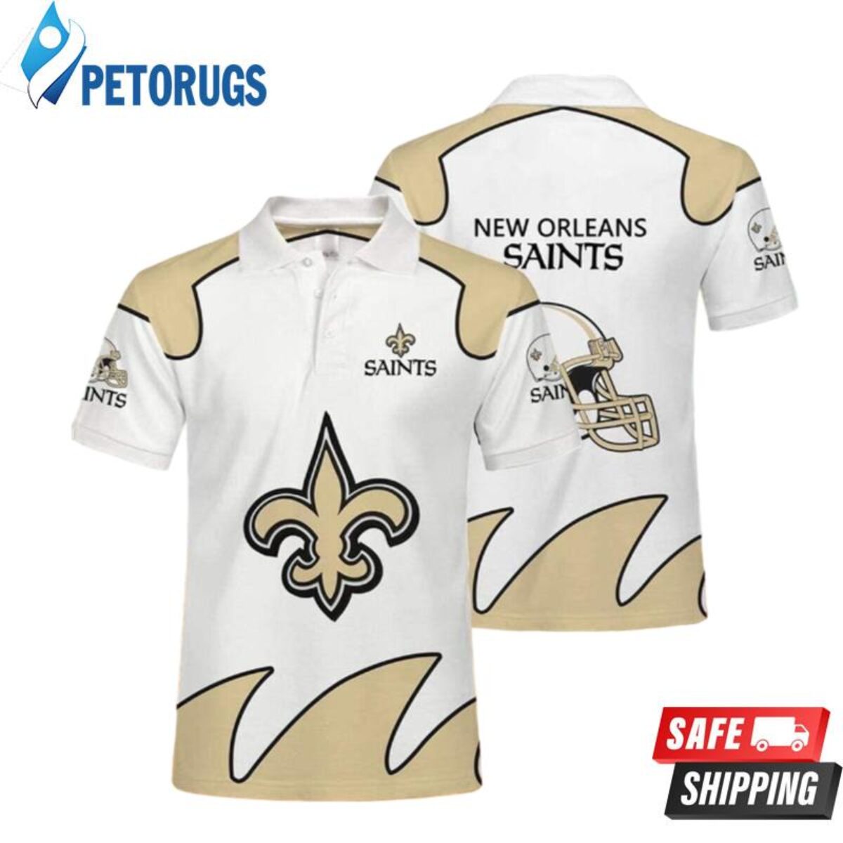 New Orleans Saints Nfl For Saints Fan Dress Polo Shirts - Peto Rugs