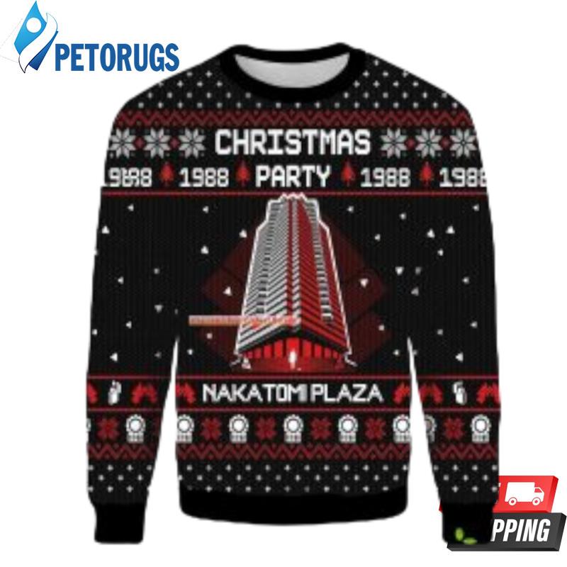 Nakatomi Plaza Christmas Party 1988 Ugly Christmas Sweaters