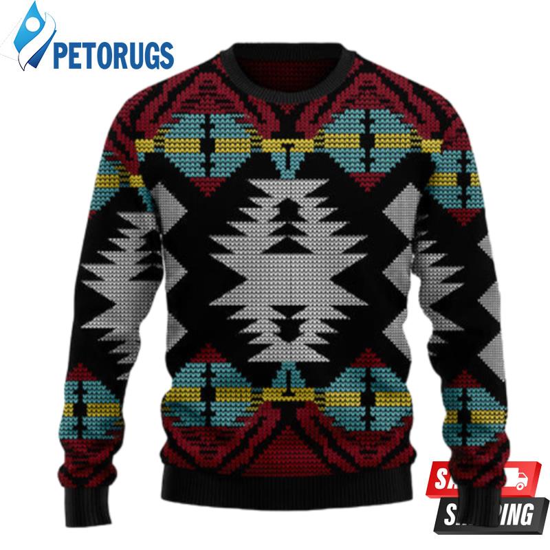 Native American Pattern T1910 Ugly Christmas Sweater Ugly Christmas Sweaters