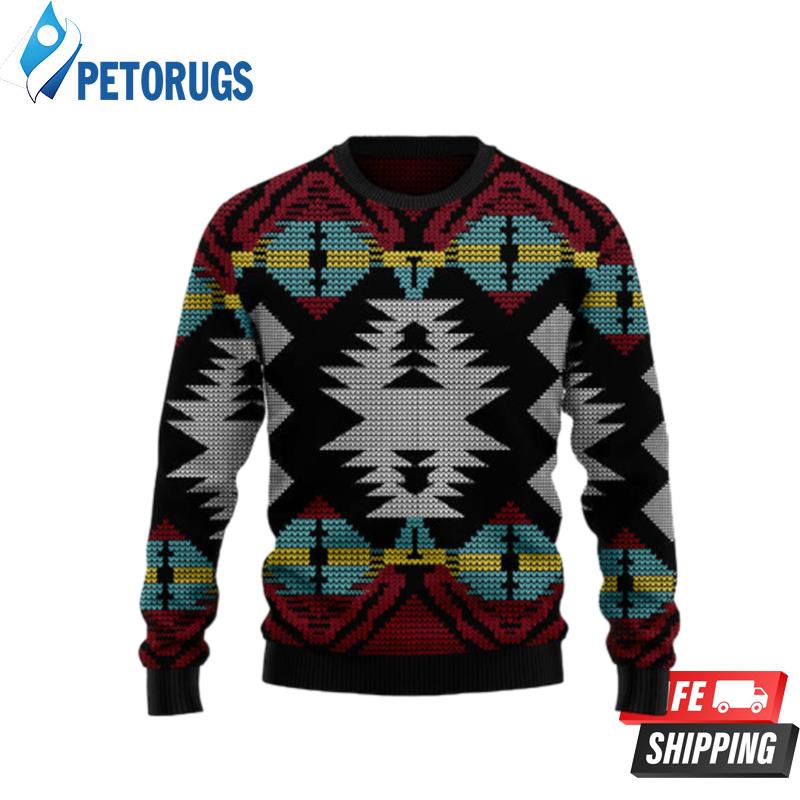 Native American Pattern T1910 Ugly Christmas Sweater Ugly Christmas Sweaters