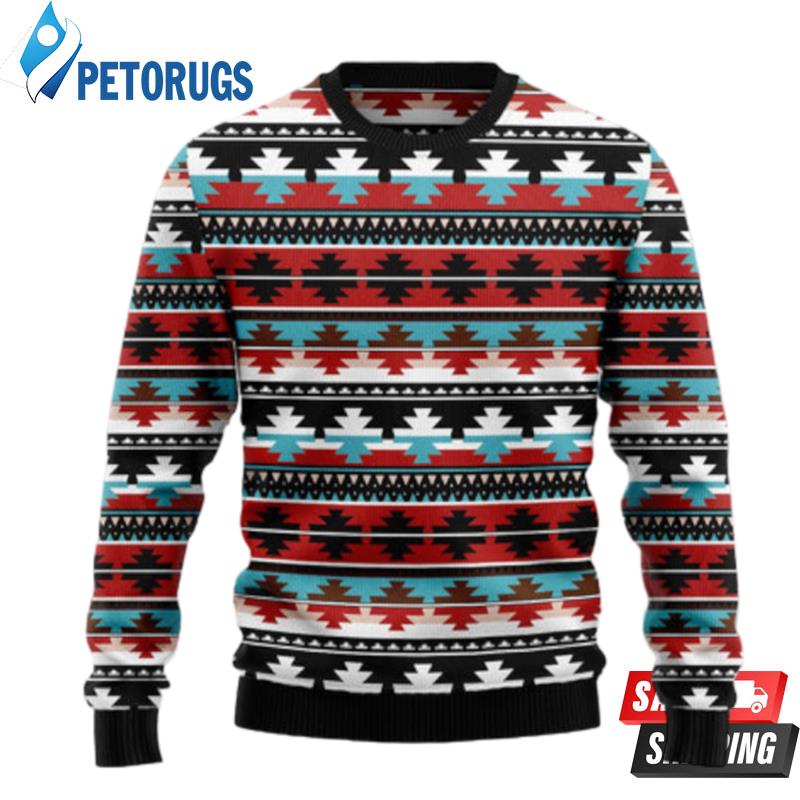 Native American Pattern Ugly Christmas Sweaters