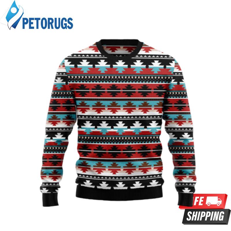 Native American Pattern Ugly Christmas Sweaters