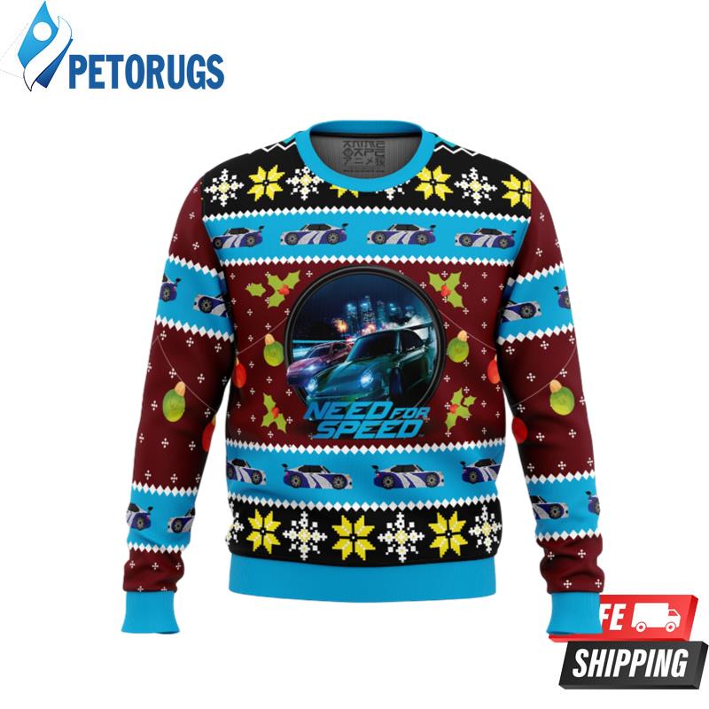 Need For Speed Ugly Christmas Sweaters