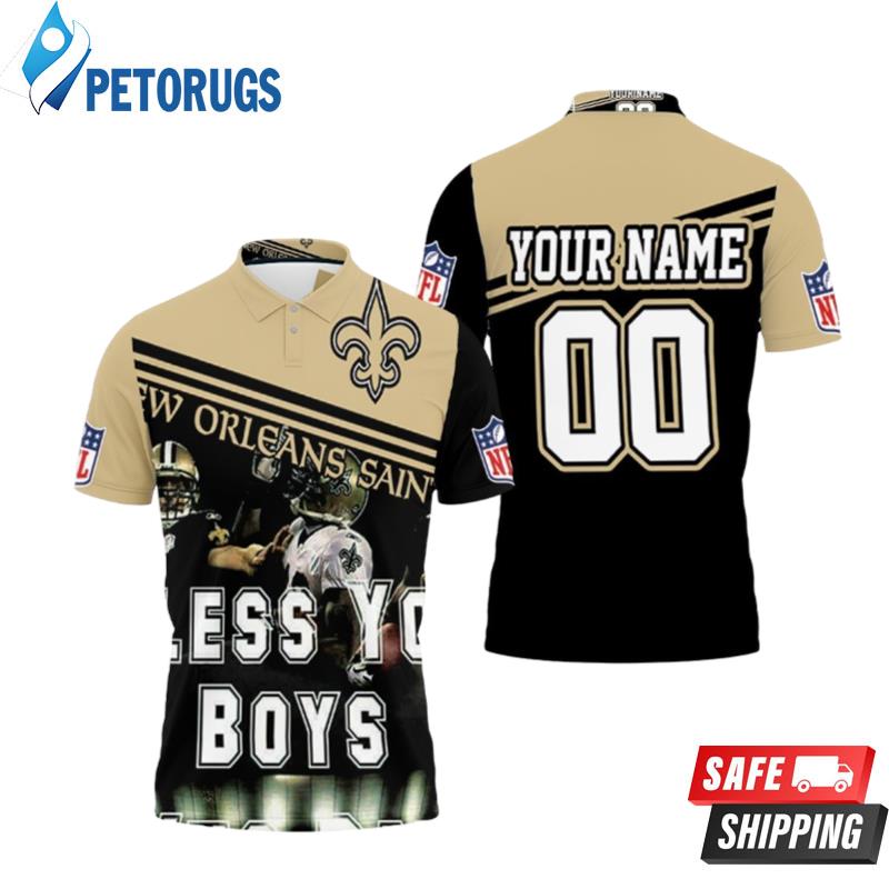 New Orleans Saints 2020 Nfl Season Bless You Boys Who Dat Legends Personalized Polo Shirts